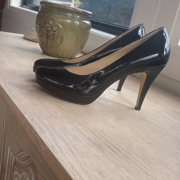 Enzo angiolini platform black patent leather pump - Picture 4 of 6